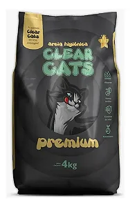 Areia Higienica Gato Clear 4kg