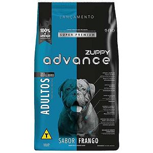 Raçao Zuppy Advance Super Premium Caes Adulto Porte Grande 15kg
