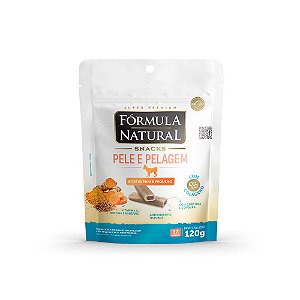 Snack Formula Natural Pele E Pelagem Pequeno Cães 120g