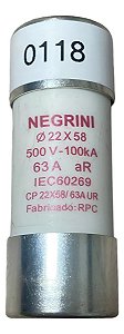 Disjuntor Negrini Nh-00 Ultra Rápido 63a 500v