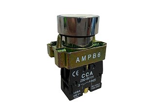 botao auxiliat AMPB6 CE CCA ZB2-BE101 10A 400V CONTATO NA