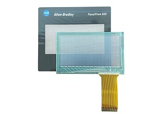 Touch + Membrana Panelview Plus 550 Qct-dgt06406b