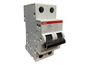 Disjuntor Bipolar Curva K 20A 440v Abb