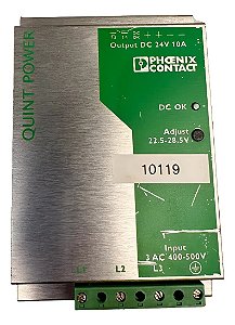 Phoenix Contact Fonte 2938617 QUINT PS-3X400-500AC/24DC 10A