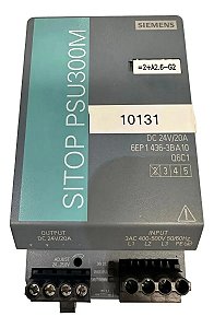 Siemens 6ep1436-3ba10  Fonte Sitop Psu300m Q6C1 Usado