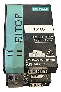 Siemens Sitop Modular 6ep1333-3ba00 1/2 ph 5A Usado