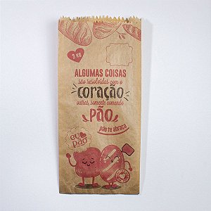 Saco Kraft Pardo 3Kg (38x47cm) - 35grs - Eu Amo Pão