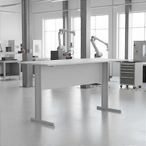 Mesa Retangular 150X60 15mm Cristal/Cristal