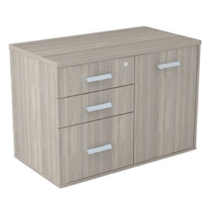 Armário Combo Porta Direita Com 2 Gavetas+Pasta 90 X 50 Fresno/Fresno