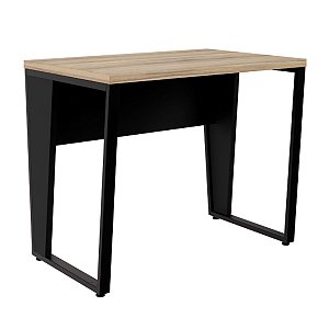 Mesa de Escritório 150x60 Reta Industrial Compacta Tampo de 30mm