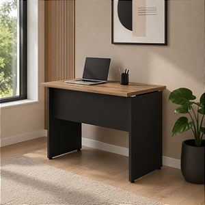 Mesa de Escritório 120x60 Reta Compacta com Tampo de 30mm