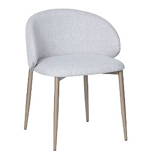 CADEIRA PARANAVAI BASE CHAMPAGNE CINZA