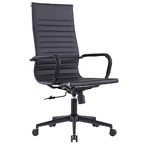 CADEIRA SERPA BLACK PRESIDENTE PRETO