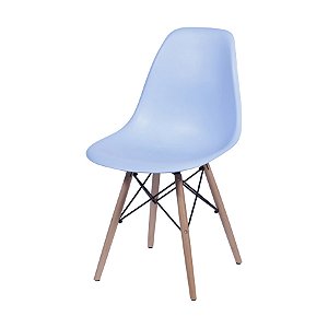 Cadeira Eames Escritório Sala Reunião Jantar Base Madeira