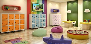 Sala Infantil Mini Locker