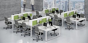 Escritório Moderno De Conceito Aberto