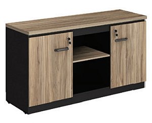 FABRICA - ARMARIO CREDENZA P.ABRIR 135LX045PX073A YARIS GEBBWORK NOGAL/PRETO