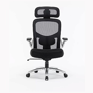 CADEIRA PRESIDENTE BLM922P COM APOIO DE CABEÇA