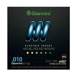 Encordoamento p/ Guitarra Giannini  .010