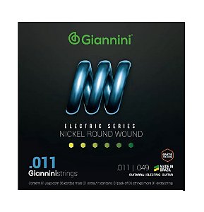 Encordoamento p/ Guitarra Giannini  .011