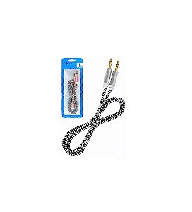 Cabo Auxiliar P2 x P2 3.5mm Áudio, Celular, Fone, Som