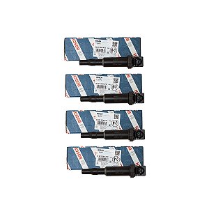 Kit 4 Bobina Ignição 0221504470 Original Bosch