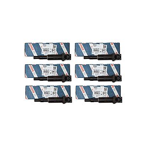 Kit 6 Bobina Ignição 0221504470 Original Bosch
