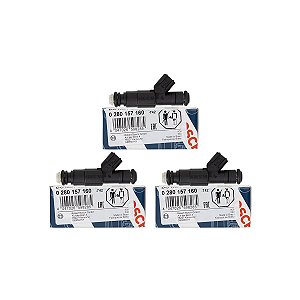 Kit 3 Bico Injetor 0280157160 Original Bosch