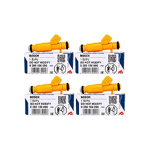 Kit 4 Bico Injetor 0280156096 Original Bosch