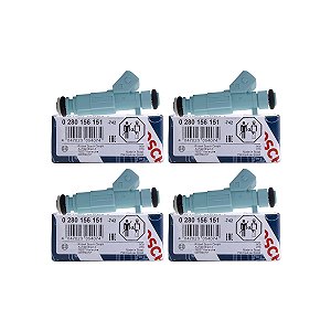 Kit 4 Bico Injetor 0280156151 Original Bosch