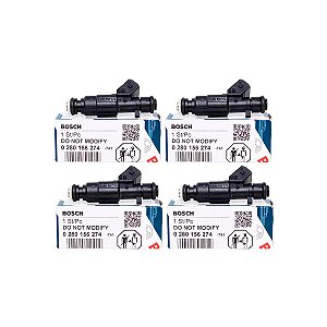 Kit 4 Bico Injetor 0280156274 Original Bosch