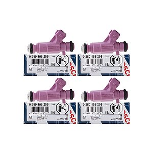 Kit 4 Bico Injetor 0280156295 Original Bosch