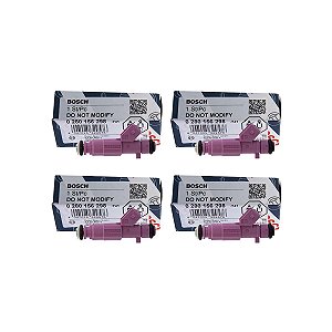 Kit 4 Bico Injetor 0280156298 Original Bosch