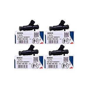 Kit 4 Bico Injetor 0280156403 Original Bosch