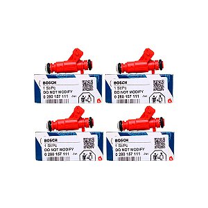 Kit 4 Bico Injetor Gol G4 1.0 2010 a 2013 100% Original Bosch