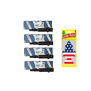 Kit 4 Bobina Ignicao 0221504470 Original Bosch + Brind Little Trees