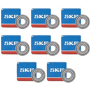 Kit 8 Rolamentos Rígidos De Esferas 62022z Original Bosch