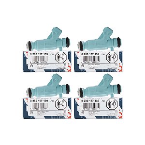 Kit 4 Bico Injetor 0280157139 Original Bosch