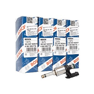 Kit 4 Bico Injetor 0261500716 Original Bosch