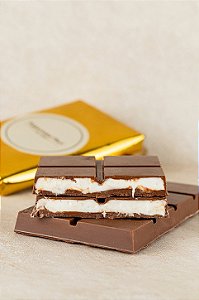 Barra de chocolate com marshmallow