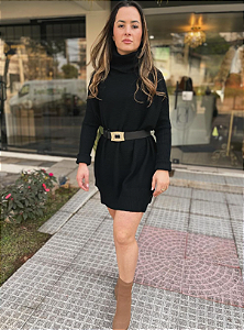Vestido em Modal Preto