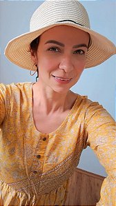 Vestido longo amarelo