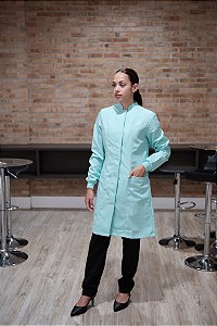 Jaleco Gola Padre Feminino Verde Água