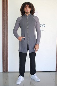 Jaleco Verona Masculino Cinza | Signature