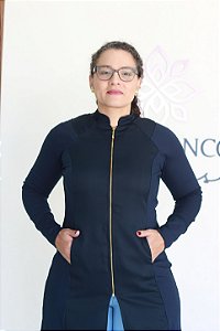 Jaleco Verona Feminino Azul Marinho | Signature