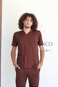 Scrub Milano Masculino Marron | Signature