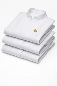 Kit Jaleco Masculino Gola Padre Masculino Branco
