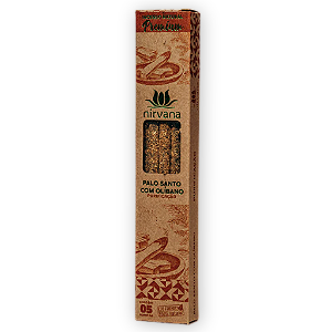 INCENSO NIRVANA PALO SANTO COM OLÍBANO PREMIUM