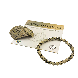 PULSEIRA 6MM - JASPE DALMATA