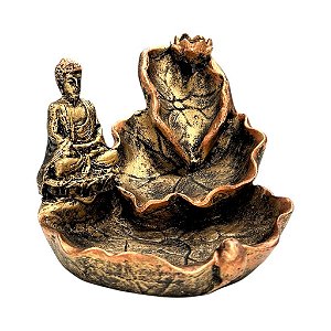 CASCATA FOLHA BUDA MEDITANDO